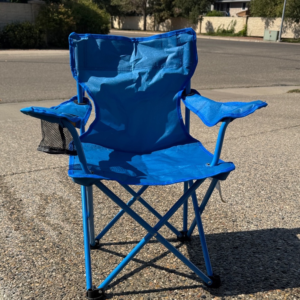 Ozark Trail Blue Kids Folding Camping Chair